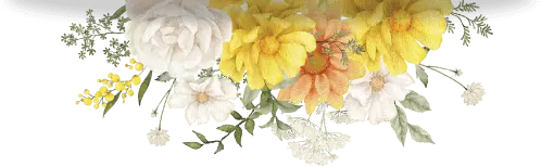 Decoración floral inferior